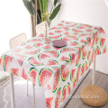 Custom Printing Watermelon Flannel Kembali Tablecloth